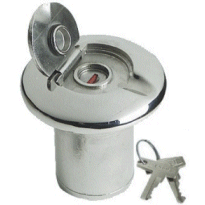 Stainless Boats Fuel Filler Locking Cap. 38mm Hose